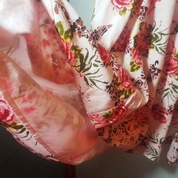 Urban Outfitters Rose Floral Dress Fit and Flare - Picture 7 of 8
